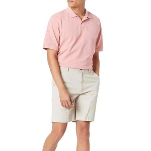 Camisas Casuales de Verano para Hombre, al por Mayor, Estampadas, de Punto, Manga Corta, Transpirables, de Poliéster/Algodón, Color Sólido - Product Image 4