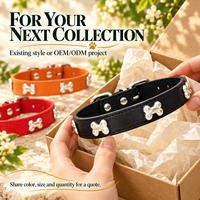 Collier pour chien réglable en cuir PU avec clous en métal, boucle à ardillon et anneau en D, S-XL