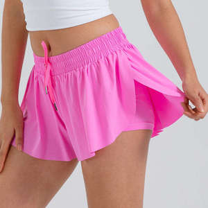 Customized Wholesale Price New Fashion Women's Breathable 100% Cotton Casual Sweat Shorts with <b>Elastic</b> Waist - Product Image 2