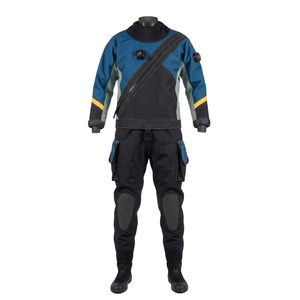 Pantalon de travail pour homme en polyester bleu ignifuge, respirant, grande taille, séchage rapide, bandes réfléchissantes, bordure noire pour usage extérieur - Product Image 1