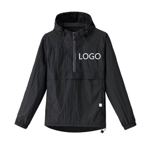 Chaqueta Cortavientos Impermeable Ligera para Ciclismo, Senderismo, Correr y Reparto de Comida, con Logotipo Personalizado - Product Image 1