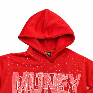 Sweat-shirt à capuche personnalisé de qualité supérieure avec logo brodé effet vieilli pour homme, en molleton 100% coton lavé vintage. - Product Image 6