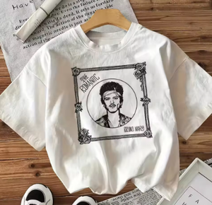 Camiseta Estampada Romántica I Just Might de Bruno Mars, Unisex, Manga Corta, Cuello Redondo, Corte Holgado, Informal, Primavera Verano, 100% Algodón Suave - Product Image 4