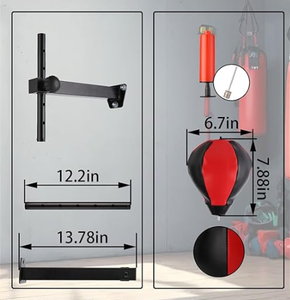 Speed <b>Bags</b> for Boxing <b>Punching</b> <b>Bag</b> with Reinforced Spring Wall-Mounted Strong Durable <b>Punching</b> <b>Bag</b> with Stand Height - Product Image 4
