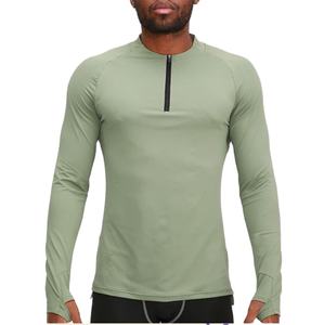 Hommes Compression Running Shirt Fitness Musculation Workout Tops avec manches courtes Imprimé Gym Active Wear - Product Image 1