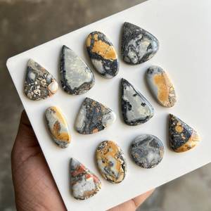Natural Maligano Jasper Cabochon Rare Quality Red Loose Gemstone bulk lot For Jewelry Making Healing Crystal Wholesale Supplier - Product Image 4