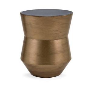 Taburete de Aluminio de Alta Calidad en Oferta, Muebles de Primera Calidad, Taburete Metálico con Acabado Dorado, Otomanas de Latón - Product Image 1