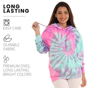 Pakistan Manufacturer Custom <b>Tie</b> <b>Dye</b> Hoodie Sublimation Pullover Hoodies Bulk Supply Unisex Casual <b>Sweatshirt</b> Spring Wear - Product Image 5