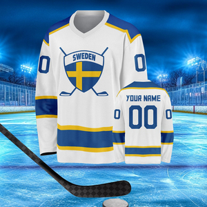 Camiseta de Hockey sobre Hielo Personalizable, Uniforme de Equipo con Sublimación, Camiseta de Hockey para Entrenamiento y Partido - Product Image 5