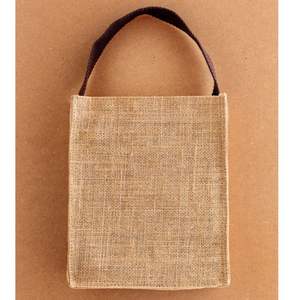 Sac fourre-tout en toile de jute de qualité supérieure avec compartiments intérieurs pour l'organisation - Product Image 4