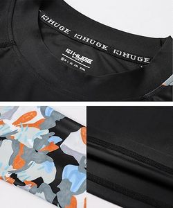 เสื้อรัดกล้ามเนื้อแขนสั้นสำหรับผู้ชายรุ่นใหม่ล่าสุด เหมาะสำหรับ MMA BJJ ออกกำลังกาย แห้งเร็ว ระบายอากาศได้ดี - Product Image 5