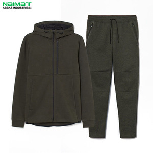 Survêtement Homme Couleurs Terre Tons Neutres Uni Minimaliste Tenue Décontractée Quotidienne - Product Image 4
