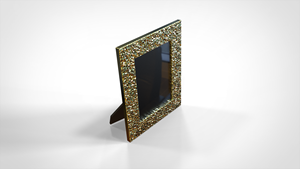 Premium Walnut <b>Wood</b> <b>Picture</b> <b>Frame</b> Metal Edge Table Top Photo <b>Frame</b> Custom Luxury Desk Display <b>Frame</b> Wedding Corporate Gift <b>Frame</b> - Product Image 5
