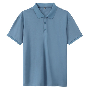 Polo de Verano para Hombre, Formal, de Manga Corta, Cuello Camisero, Color Sólido, para Golf, Corte Regular - Product Image 5