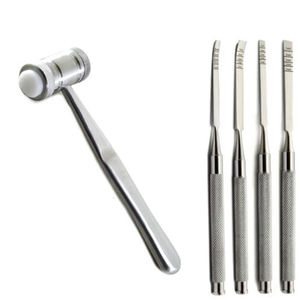 Cinceles y Martillos Quirúrgicos Dentales Astrin de Acero Inoxidable, Manuales, Certificados por MOL, Profesionales, Portátiles, de Alta Calidad - Product Image 1