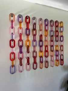 ที่แขวนผนังอะคริลิคทำมือสุดหรูศิลปะทำจากเรซินประดับด้วยแฟชั่นเรืองแสง - Product Image 4