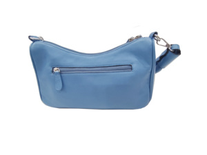 Premium Lady Genuine Leather Waterproof Travel Handbag <b>Shoulder</b> Clutch Zipper Single <b>Strap</b> Polyester Lining Customized Size - Product Image 3