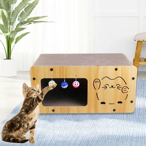 Vente en gros d'usine: villa portable pour <span class=keywords><strong>chat</strong></span>, assortie à une plaque de pression des doigts, aide les chats à soulager facilement le stress - Product Image 5