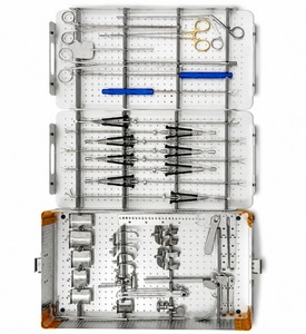 Ensemble d'instruments chirurgicaux en acier inoxydable de qualité supérieure Basic Valve XS avec boîte de rangement en aluminium, certifié CE ISO par Tegra - Product Image 2