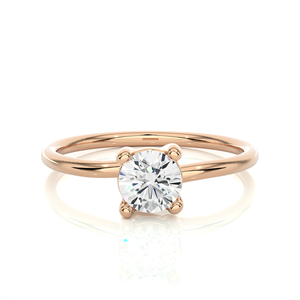 Elegant Design Round Cut in 18K Gold <b>Diamond</b> <b>Ring</b> Single Piece of <b>Diamond</b> Stone for Wedding & Engagement <b>Diamond</b> <b>Rings</b> - Product Image 5