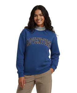 Women Mockneck Sweatshirt Fleece Breathable Eco-Friendly Comfortable Oversized Autumn Casual <b>Top</b> Front Logo Loose 100% Cotton - Product Image 1