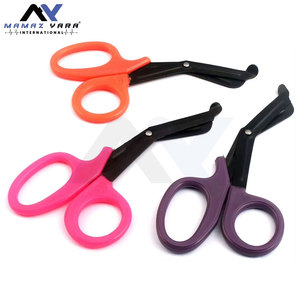 Ciseaux médicaux en acier inoxydable, ciseaux à pansements avec poignée en plastique pour diverses applications médicales - Product Image 6