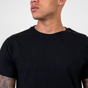 T-shirt imprimé en coton tricoté à manches courtes pour homme, style streetwear, collection printemps-automne, vente en gros à prix réduit - Product Image 2