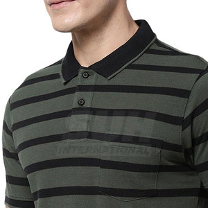 Chemises pour hommes respirantes et à séchage rapide, 100% coton, logo personnalisé imprimé, tissu polaire de haute qualité, manches courtes, style élégant - Product Image 6