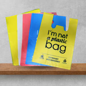 Sac à provisions réutilisable écologique pour la vente au détail et l'épicerie fabriqué à partir de matériaux durables et biodégradables - Product Image 3