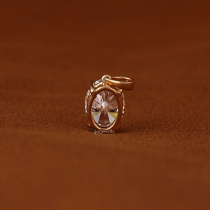 Colgante de Diamante Cultivado en Laboratorio con Corte Ovalado en Oro de 14K, Joyería de Diamantes VVS de Lujo, Colgante Hip Hop Personalizado - Product Image 6