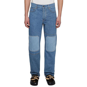 Jean en denim coupe droite élégant pour homme, tissu en coton doux de haute qualité et toucher confortable, style décontracté, pantalon en denim léger - Product Image 3