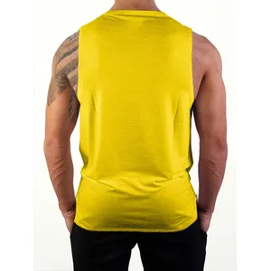 Tank <b>Tops</b> <b>Mens</b> <b>Mesh</b> Gym Clothing Fitness Sleeveless Tees Quick Dry Basketball Jerseys Running Sports Vest - Product Image 3