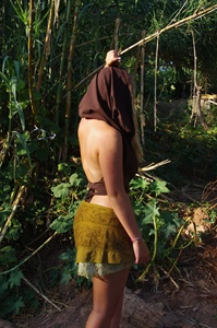 เสื้อฮู้ดครอปพิมพ์ลาย Pixie Fairy สุดน่ารัก พร้อมฮู้ดแบบคลุมศีรษะ เหมาะสำหรับงานเทศกาลแฟนตาซี ชุดสไตล์ Fairycore เสื้อผ้าสไตล์โบฮีเมียนและเอลฟ์ - Product Image 2