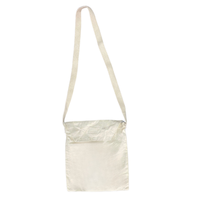 Sac à bandoulière en coton pour femmes de style minimaliste avec fermeture à glissière décorative brodée pour les essentiels du quotidien - Product Image 6
