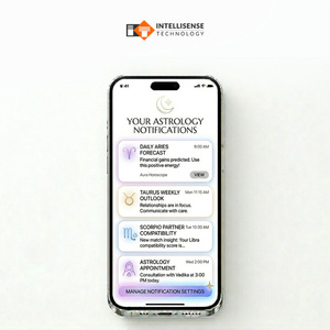 Conception d'écosystèmes mobiles d'horoscopes réactifs alimentés par l'intelligence artificielle pour fournir des prévisions quotidiennes précises - Product Image 1