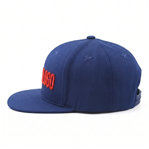 Gorra de Béisbol Snapback Azul con Bordado 3D de Logotipo Personalizado, Visera Plana, Estilo Hip Hop Urbano para Hombre y Mujer, Alta Calidad, Venta al Por Mayor - Product Image 4