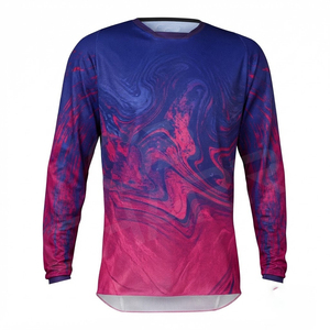 Jersey de Ciclismo de Montaña de Secado Rápido de Poliéster para Motocross DH MX Downhill Offroad para Hombre - Product Image 4