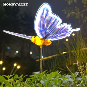 Momovalle bán buôn lớn LED 3D bướm khuôn nhựa đám cưới giáng sinh Halloween chiếu sáng trang trí cho ngoài trời IP65 đánh giá - Product Image 2
