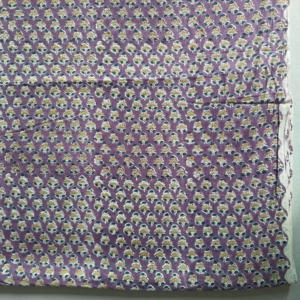 Tela de Algodón Morado para Confección de Ropa, Estampado a Mano, para Ropa de Mujer y Niña, Marcas de Prendas - Product Image 4