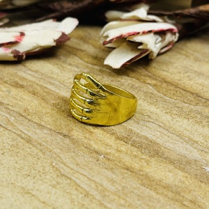 Nueva Llegada Anillo de Latón con Diseño de Esqueleto y Garras Góticas para Mujer, Chapado en Oro de 18k, Joyería Gótica para Mano, Venta al por Mayor/OEM/ODM - Product Image 6