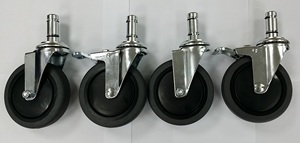 Nuevas Ruedas y Rodillos ESD de 6 Pulgadas - Material TPR con Aro de Acero, Seguros para Restaurantes, Hoteles y Comercios - Product Image 4