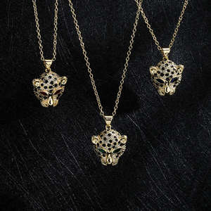 Collar de Moda Urbana para Mujer, Chapado en Cobre con Incrustaciones de Diamantes, Estilo Hip Hop, 2022 - Product Image 3