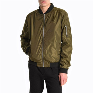 New Fashion High Quality Casual Wear Bomber <b>Jackets</b> For Men Custom Logo Design Solid Blank Color Bomber <b>Jacket</b> - Product Image 1