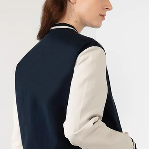 Chaqueta Bomber Varsity de Invierno para Hombre, de Algodón Genuino, Lona Impermeable y Transpirable, con Bolsillos Laterales, Relleno de Algodón, Colores Personalizables - Product Image 3