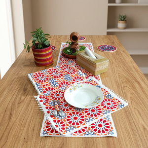 Chemin de table en jute naturel, fait main, écologique, décoration de table à manger, fabriqué au Bangladesh - Product Image 2