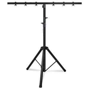 Système de treillis d'éclairage de scène 5Core DJ Light Stand, hauteur réglable 39-100 pouces, support en T métallique robuste, sur pied, LS 100-6 - Product Image 1