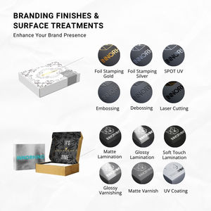 Carton d'expédition personnalisé à rabat frontal, style avion, avec finition mate, doublure en mousse, écologique, robuste et recyclable - Product Image 5