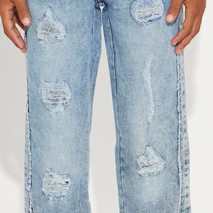 Collection en gros de jeans en denim pour garçons : tenue décontractée élégante, design stylé pour un ajustement confortable et décontracté, service OEM. - Product Image 3