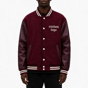 Premium <b>Men's</b> Varsity <b>Jacket</b> Cotton Blend Baseball Style <b>Jacket</b> for Everyday Wear - Product Image 2