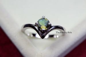 Bride Sultanite Color-Changing 925 Sterling Silver Vintage Engagement Wedding <b>Ring</b> for Party Oval Cut VVS Clarity Prong Setting - Product Image 5